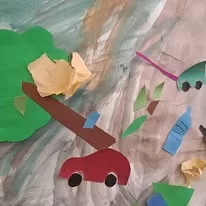 Povodeň může být výtvarně zajímavé téma.
