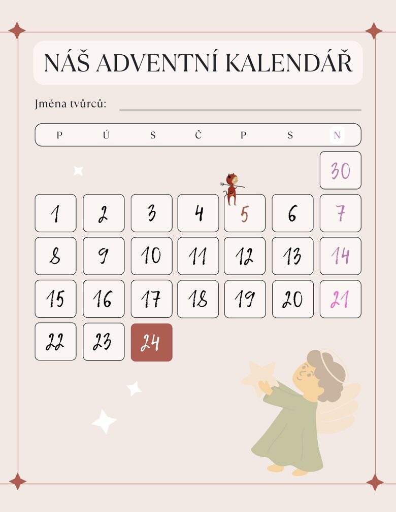 5 kouzelných aktivit adventu