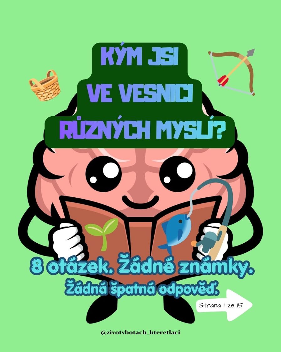Vesnice různých myslí. Neurodiverzita pro děti - kvíz.